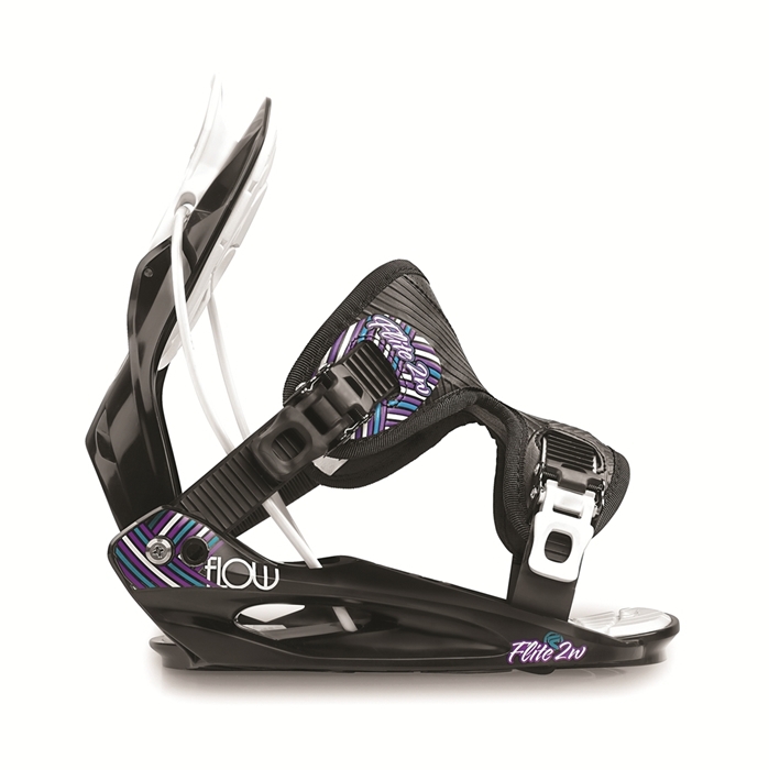 Flow Flite 2 Womens Large All Mountain Intermediate Snowboard Bindings