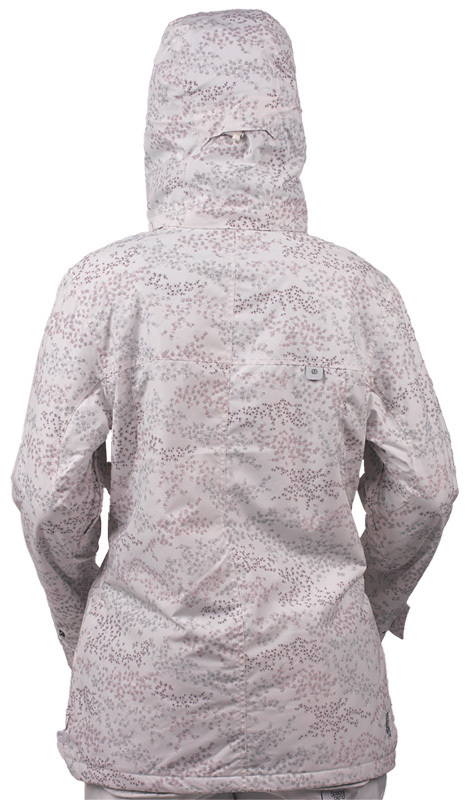 Special Blend Light Insulated Snowboard Jacket CRASH Gray Womens 