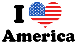 I Love America t-shirts : We The Tees